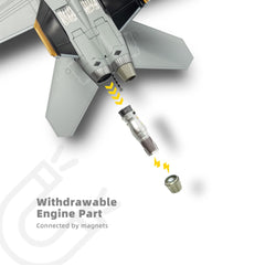 1/72 F/A-18F Super Hornet Diecast Metal Model - USN VFA-103 "Jolly Rogers" Jet by NUOTIE