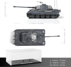 1/72 Die-cast Finished WWII German Tiger I Heavy Tank Model, Berlin 1945