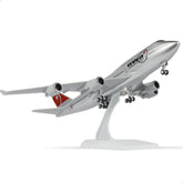 1/240 Northwest Airlines (NWA) Boeing 747 Model Plane - 30cm Resin Aircraft Kit with Display Stand - Classic Aviation Collectible