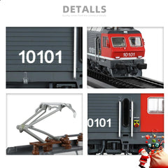1/87 (HO Scale) 1982 Re 4/4 IV Nr. 10101 Finished Locomotive Model - Train Track Collectible - Grey