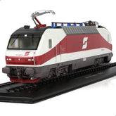 1/87 (HO Scale) 1997 Kh 1012 001-2 Finished Locomotive Model - Train Track Collectible - Red