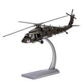 1/72 Sikorsky UH-60 Black Hawk Diecast Metal Model - US Navy SH-60 NATO Helicopter with Stand