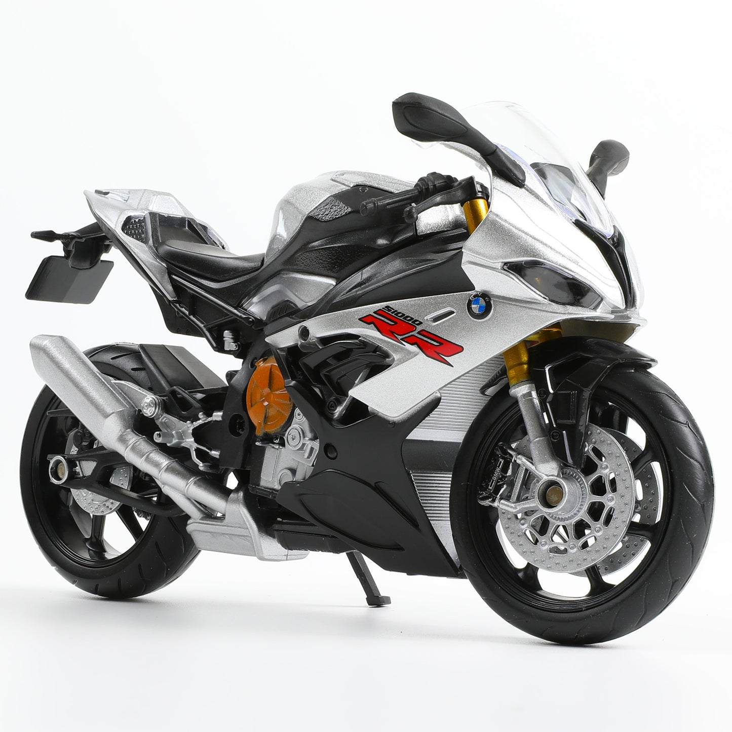 DieCast Motorcycle Model for BMW S1000RR, Realistic Motorcycle Metal Model, 1:12 Scale Kids Moto Toy or Collection,MAKEDA Pre-Built Toys Gift