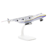 1/400 Antonov AN-225 Mriya Diecast Model | Finished Ukrainian Livery Heavy Cargo Plane with Stand