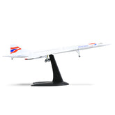 1:200 Aerospatiale/BAC Concorde Diecast Model British Airways | Finished Supersonic Jet Static Display with Stand