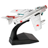 1/72 Scale MiG-15 Fishbed Diecast Metal Model - Soviet Union Fighter Jet with Stand