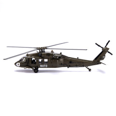 1/72 Sikorsky UH-60 Black Hawk Diecast Metal Model - US Navy SH-60 NATO Helicopter with Stand