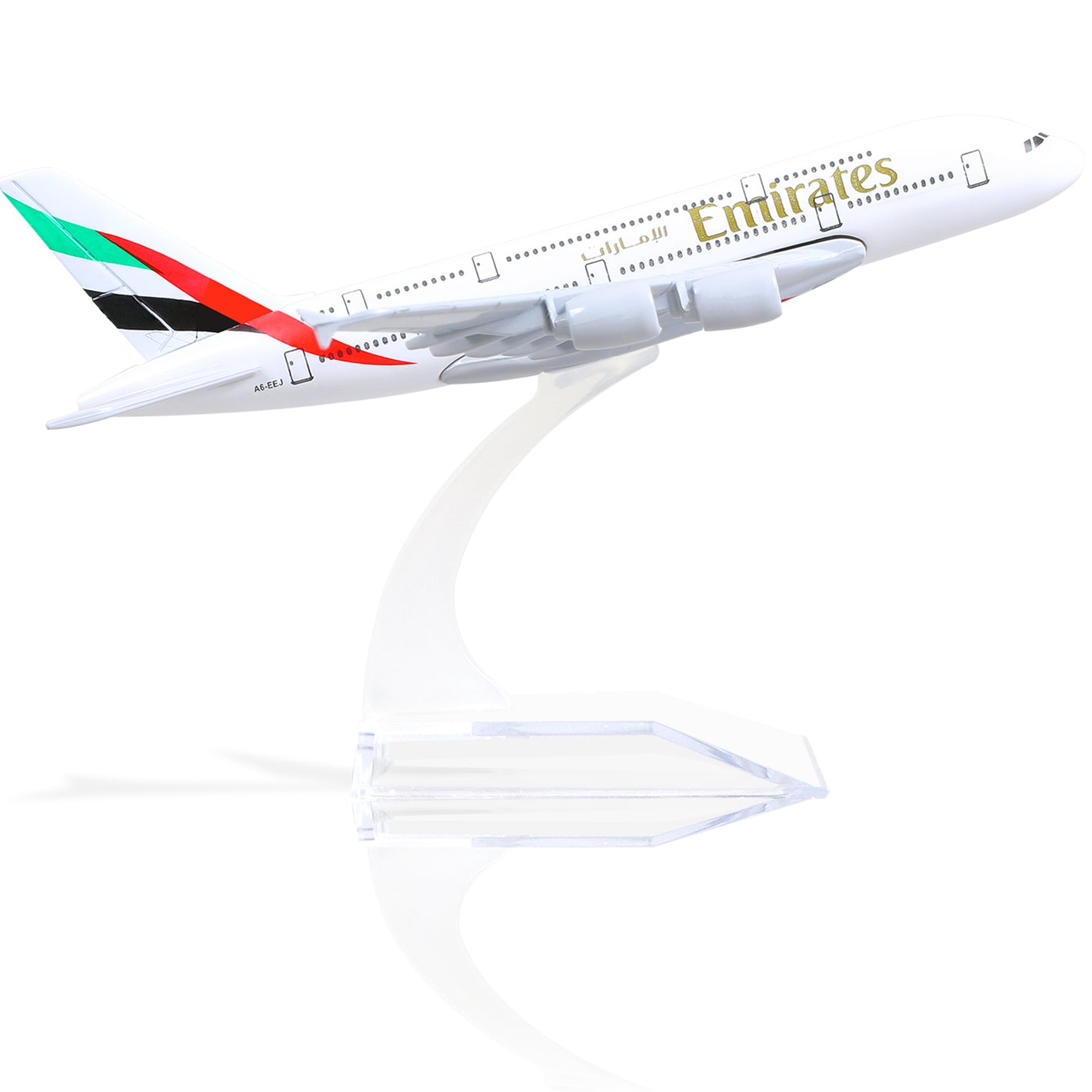 Perfect Gift! 1:400 Scale 380 Emirates High-Fidelity Alloy Airplane Model - Ideal For Aviation Enthusiasts, Business Gifts & Home Decor!