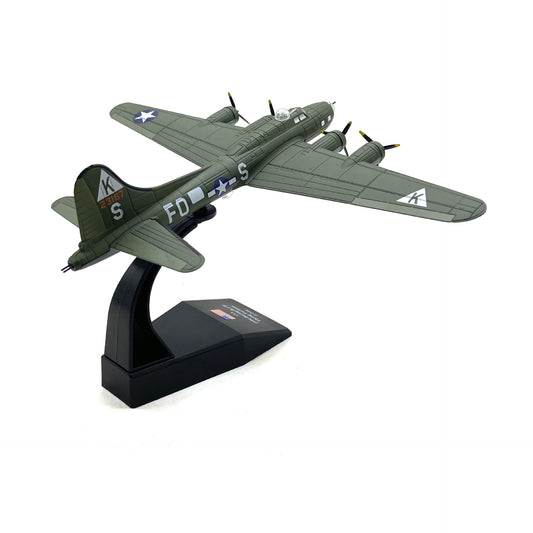 B-17F Flying Fortress Bomber 1:144 Metal Model Military Model Fairchild Republic Diecast Plane Model for Collection