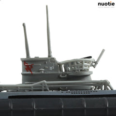 1/350 Die-cast WWII German Kriegsmarine U-552 Submarine Model, Roter Teufel Livery, NUOTIE