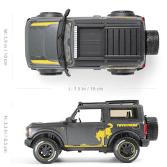 1:24 Die-cast 2021 Ford Bronco Badlands Scale Model Building Kit, MAISTO