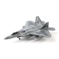 1/72 Scale NUOTIE F-22 Raptor Diecast Metal Model - USAF AK 90th FS Stealth Fighter Jet with Stand