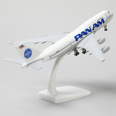 1:300 Boeing 747 Pan Am Diecast Airplane Model | Finished Classic Jumbo Jet Static Display with Stand