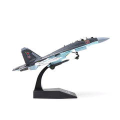 1/100 Scale Sukhoi SU-35 Diecast Metal Model - Russian Super Flanker Fighter Jet