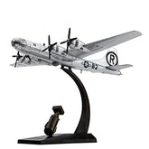 NUOTIE B-29 Superfortress Bombermodell Little Boy Atombombe, Maßstab 1:144, Metalldruckguss-Modellflugzeug, Nachbildung, Sammlerstücke und Geschenke