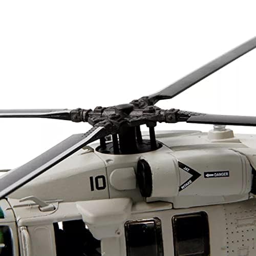 NUOTIE Classic 1:72 Pre-Build Helicopter Model Kits UH-60 Black Hawk(Sea Hawk Version) Aircraft Alloy Diecast Airplanes Military Display Model Aircraft for Collection or Gift