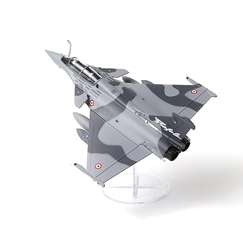 NUOTIE 1/72 French Dassault Rafale B NATO Tiger Diecast Metal Fighter Jet Model Kits Pre-Build Replica Military for Display Collection or Gift (Camouflage)