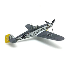 1/72 Scale Messerschmitt Bf-109 Diecast Metal Model - WWII German Fighter Jet with Stand