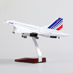 1:125 Concorde Air France Diecast Airplane Model | Finished Large Scale Supersonic Jet Display