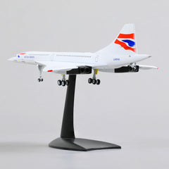 1:200 Aerospatiale/BAC Concorde Diecast Model British Airways | Finished Supersonic Jet Static Display with Stand