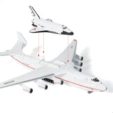 1/200 Antonov An-225 Mriya Transport Aircraft Model, Resin Buran Shuttle Carrier Display by QIYUMOKE