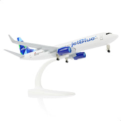 1/300 JetBlue Boeing 737 Diecast Airliner Model | Finished Metal Aviation Display with Stand