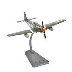 1/72 P-51 Mustang Diecast Metal Model - WWII USAAF "Old Crow" Fighter with Stand by NUOTIE