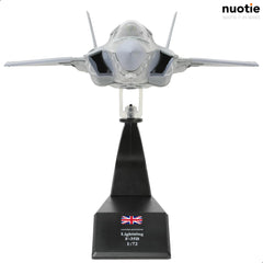 1/72 F-35B Lightning II Diecast Metal Model - Royal Air Force Fighter Jet (138EAW) with Stand