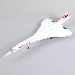1:125 Concorde British Airways Diecast Airplane Model | Finished Large Scale Supersonic Jet Display
