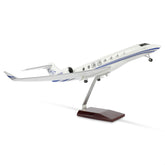 1/67 Gulfstream G650 Private Business Jet Resin Model with Stand (Large Scale)