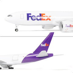 1/150 B777-300ER FedEx Plastic Model Kit with Display Stand | Assembly Airplane Hobby Scale Model