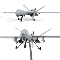 1/72 MQ-9 Reaper Drone Metal Airplane Model Kits with Stand Wing DieCast Alloy Fighter Air Force One