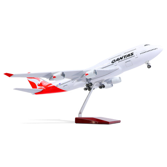 1/160 Boeing 747 17 inchs Large Model Diecast Airplane Model Kits with Stand Airlines Model Plane Display Collectible for Aviation Enthusiast Gift