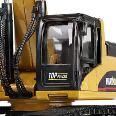 1/40 Die-cast Construction Excavator Digger Vehicle Scale Model, Yellow