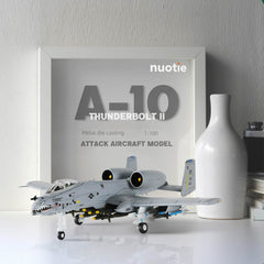 1/100 A-10 Thunderbolt II (Warthog) Attack Pre-Build Diecast Metal VX-23 Replica Military Plane
