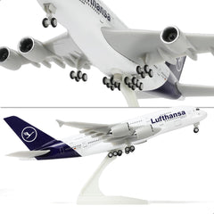 1/240 Lufthansa Airbus A380 Resin Airplane Model, Aviation Collectible Gift