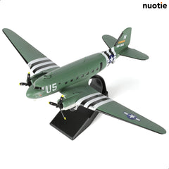 1/100 Douglas C-47 Skytrain Diecast Metal Model - WWII "Buzz Buggy" Transport Aircraft
