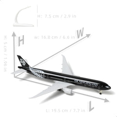 1/300 Air New Zealand Boeing 777 Diecast Airliner Model | Finished Metal Replica with Stand