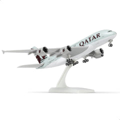 1/240 Qatar Airways Airbus A380 Resin Airplane Model, Aviation Collectible Gift