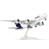 1/240 FedEx Express Airbus A380 Resin Airplane Model, Aviation Collectible Gift