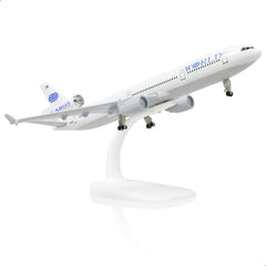 1/300 TWA MD-11 Passenger Airliner Model, Diecast Metal Collector's Display by QIYUMOKE