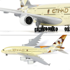 1/240 Etihad Airways Airbus A380 Resin Airplane Model, Aviation Souvenir Gift