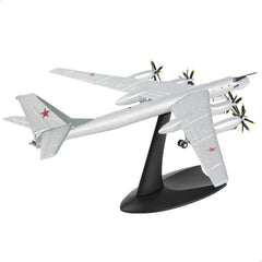 1/200 Tupolev TU-95 Bear Diecast Metal Bomber Model - Military Aircraft with Display Stand