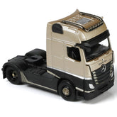 1/64 Mercedes-Benz Semi Truck Diecast Metal Model - Tow Truck Transport Vehicle, Gold Edition Collectible for Boys and Adults