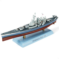 1/1000 USS Washington (BB-56) Diecast Battleship Model, Pre-Built Warship Display
