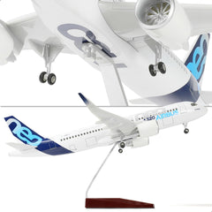 1/100 Resin Airbus A320neo Prototype Passenger Aircraft Model, Large Display by QIYUMOKE
