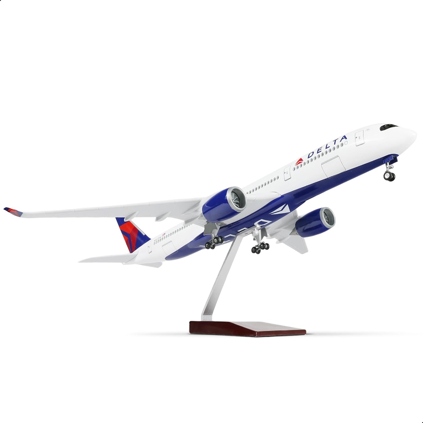 1/144 A350 Model (18.5in L) Airlines Plane - A350 Dreamliner Diecast Airplane Model Kits with Stand Pre-bulit Model Airplane for Aviation Enthusiasts Gifts, Display Decorations