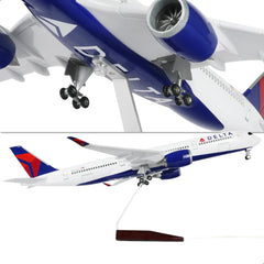 1/144 Airbus A350 Dreamliner Passenger Airliner Model, Resin Collector's Display by QIYUMOKE