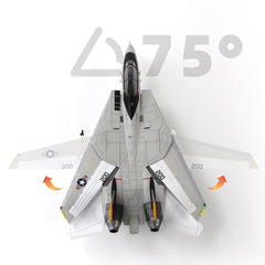 1/72 Grumman F-14 Tomcat Diecast Metal Model - US Navy VF-84 "Jolly Rogers" Fighter Jet by NUOTIE
