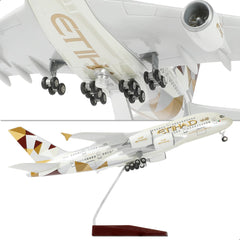 1/200 Resin Airbus A380 Passenger Airliner Model, Collector's Tabletop Display by QIYUMOKE